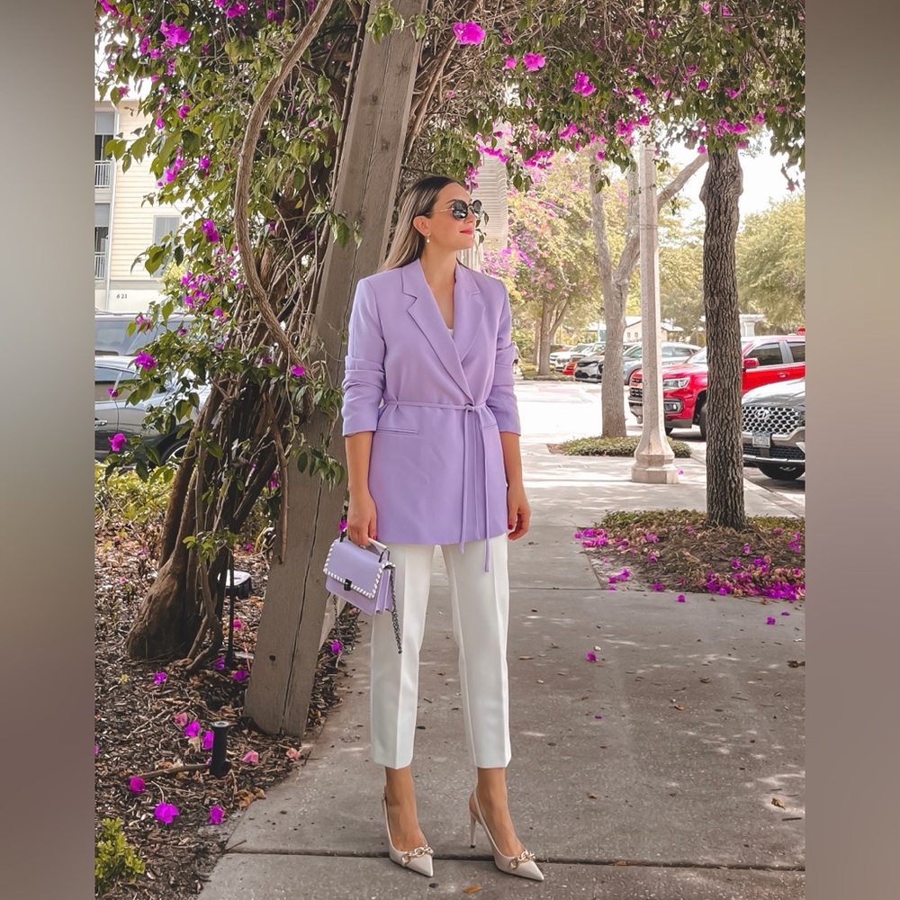 Zara Lavender Blazer